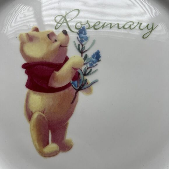 Disney Winnie the Pooh Herb Dinner Plates Set of 4 - Picture 5 of 14